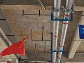 雁塔管廊支架的安装方法